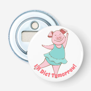 Funny Diet Tomorrow Bottle Opener