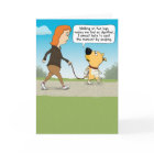 Funny Dignified Dog on Two Legs Birthday