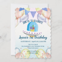 Funny dinosaur Alien UFO School kid Birthday party