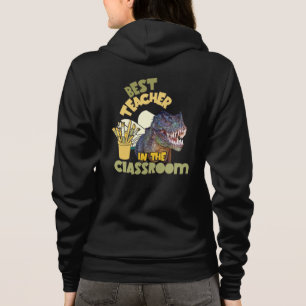 Funny Dinosaur Best Teacher in the Classroom  Hoodie