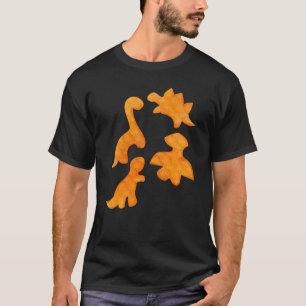 Funny Dinosaur Chicken Nugget Kids Men Women Nugge T-Shirt