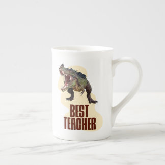 Funny Dinosaur Dino Best Teacher Bone China Mug