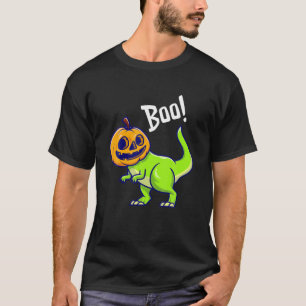 Funny Dinosaur Halloween Kids Boy Graphic Pirate T T-Shirt
