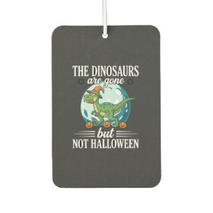 Funny Dinosaur Halloween Witch Graphic Car Air Freshener