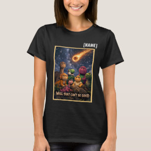 Funny Dinosaur Meteor Extinction T-Shirt