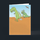 Funny Dinosaur Old Fart Birthday Card<br><div class="desc">Here's a funny birthday card featuring some dinosaurs and a REALLY old fart. From the creator of popular webcomic Captain Scratchy! ©2015 Chuck Ingwersen</div>