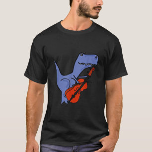 Funny Dinosaur Playing Cello T-Shirt