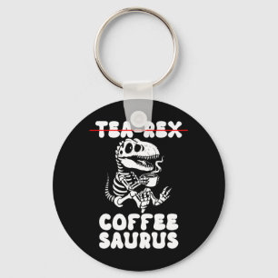 Funny Dinosaur Skeleton Costume Goth Tea-Rex Key Ring