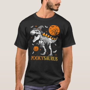 Funny Dinosaur Spookysaurus Candy Corn Halloween T T-Shirt