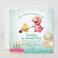 Funny dinosaur straw cart Birthday party DIY Name