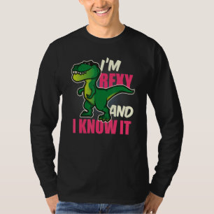 Funny Dinosaur T Rex For Children Youth And Adult T-Shirt