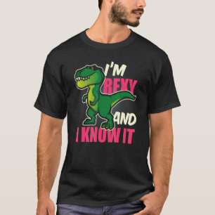 Funny Dinosaur T Rex For Children Youth And Adult T-Shirt