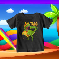 funny dinosaur taco word art