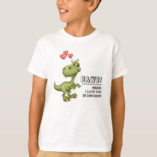 Funny Dinosaur Valentine's Day Gift T-Shirts