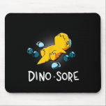 Funny Dinosaur Workout Gym Fitness Lifting  Mouse Pad<br><div class="desc">Funny Dinosaur Workout Gym Fitness Lifting</div>