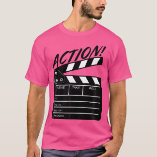 Funny Director Clapboard Filmmaker Tee Gift