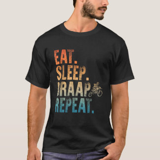 Funny Dirt Bike Art For Men Women Motocross Biking T-Shirt