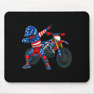 Funny Dirt Bike Art Rider Motocross Motorcycle Dir Mouse Pad