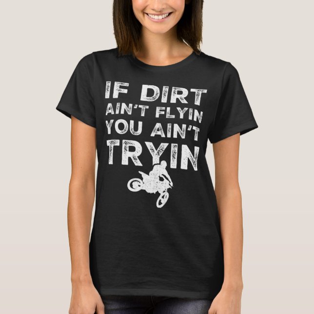 Funny Dirt Bike Riding - MX Motocross Rider Superc T-Shirt (Front)