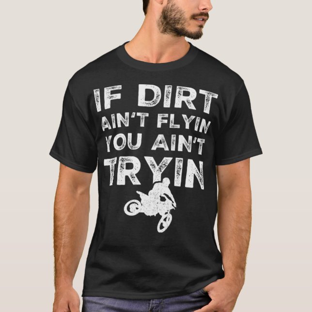 Funny Dirt Bike Riding - MX Motocross Rider Superc T-Shirt (Front)