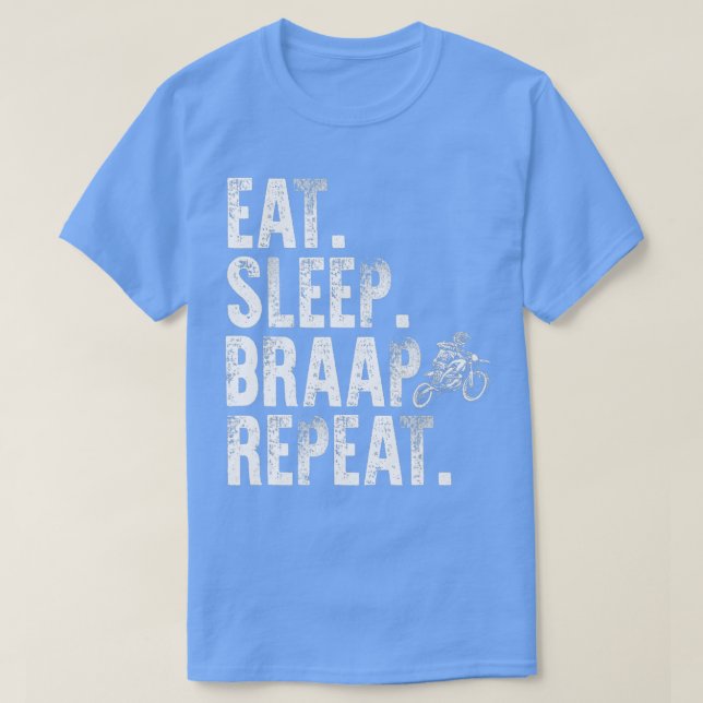 Funny Dirtbike Art For Men Boys Kids Motorcycle Ri T-Shirt (Design Front)