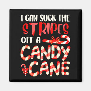 Funny Dirty Candy Cane Christmas Hilarious Santa H Magnet