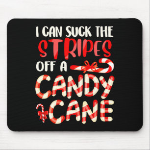 Funny Dirty Candy Cane Christmas Hilarious Santa H Mouse Pad