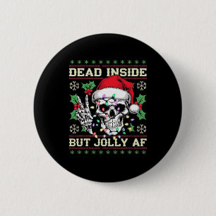 Funny Dirty Christmas Ugly Sweater 6 Cm Round Badge