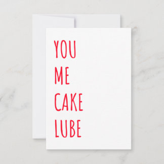 Funny Dirty Naughty Birthday Card
