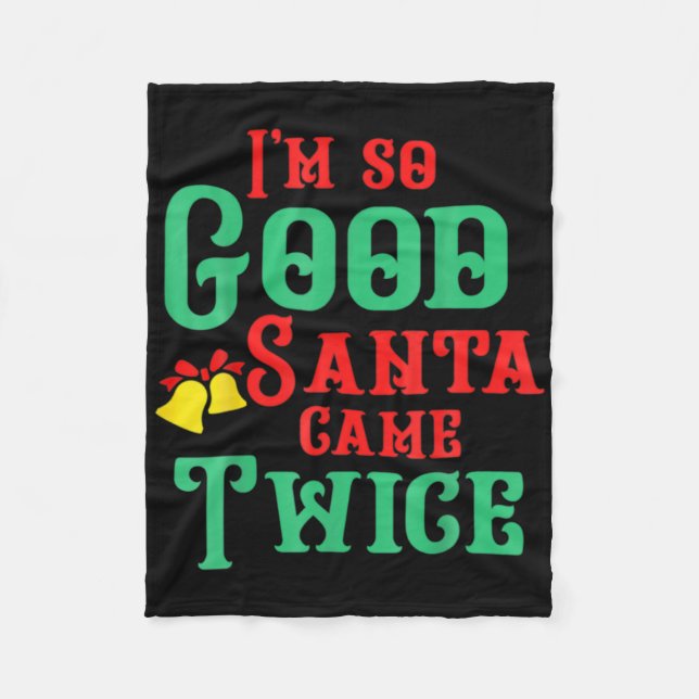 Funny Dirty Naughty Inappropriate Christmas T Shir Fleece Blanket (Front)