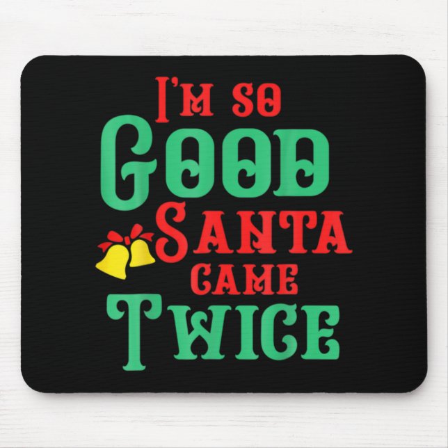 Funny Dirty Naughty Inappropriate Christmas T Shir Mouse Pad (Front)