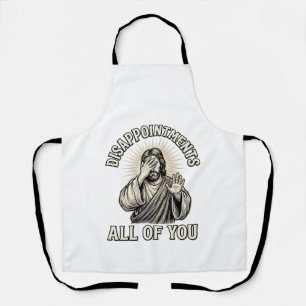 Funny Disappointments All of You Vintage Engraving Apron