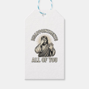 Funny Disappointments All of You Vintage Engraving Gift Tags