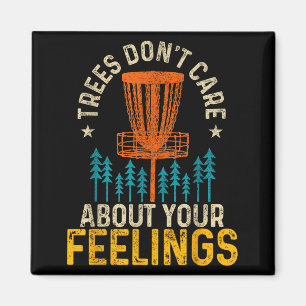 Funny Disc Golf Apparel Co. Disc Golf Trees Don't Magnet
