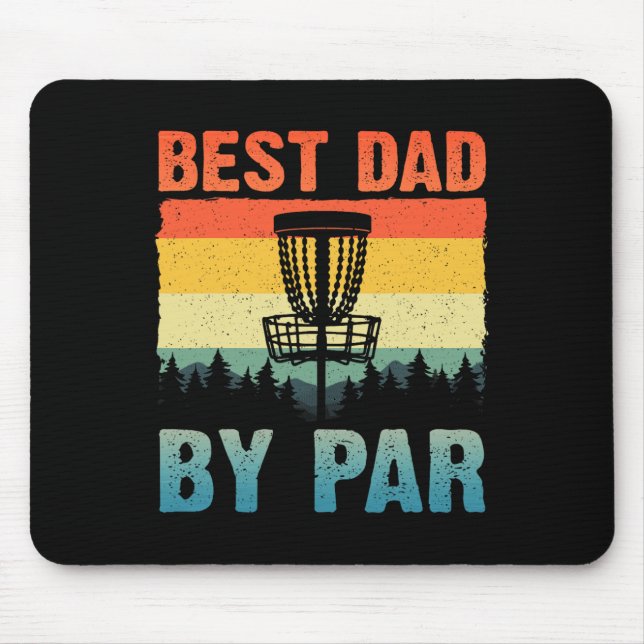 Funny Disc Golf Art For Men Dad Disc Golf Player D Mouse Pad (Front)