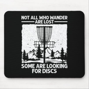 Funny Disc Golf Art For Men Women Disc Golfer Play Mouse Pad