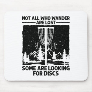 Funny Disc Golf Art For Men Women Disc Golfer Play Mouse Pad