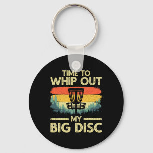 Funny Disc Golf Art For Men Women Flying Disc Spor Key Ring