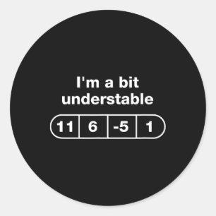 Funny Disc Golf Dad Quote Disc Golf Understable Nu Classic Round Sticker