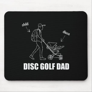 Funny Disc Golf Dad Stroller Ckpack Child T Shirt Mouse Pad