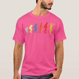 Funny Disc Golf Evolution Vintage Frisbee T-Shirt