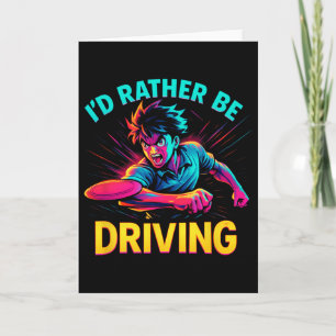 Funny Disc Golf Frisbee Gift For Men, Women, Dad Card