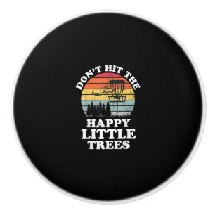 Funny Disc Golf Frisbee Golfing Player Sport Men Ceramic Knob