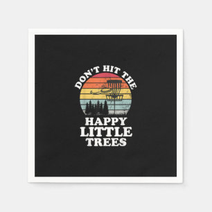 Funny Disc Golf Frisbee Golfing Player Sport Men Napkin