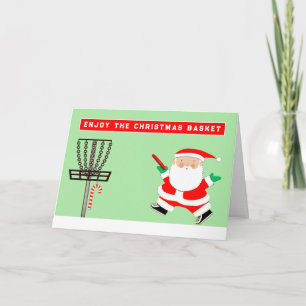 Funny Disc Golf Holiday Card