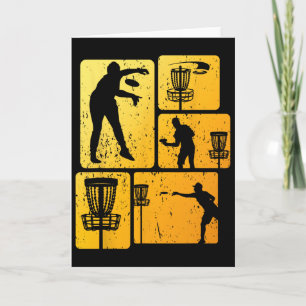 Funny Disc Golf Player Cool Flying Disc Sports Ent Card