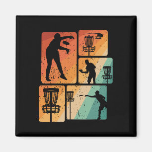 Funny Disc Golf Player Cool Flying Disc Sports Ent Magnet