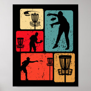 Funny Disc Golf Player Cool Flying Disc Sports Ent Poster