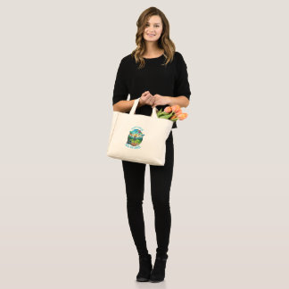 Funny Disc Golf Retro Badge Vintage Illustration Mini Tote Bag