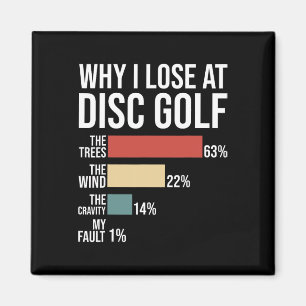 Funny Disc Golf Saying Frisbee Throwers Disc Golf Magnet